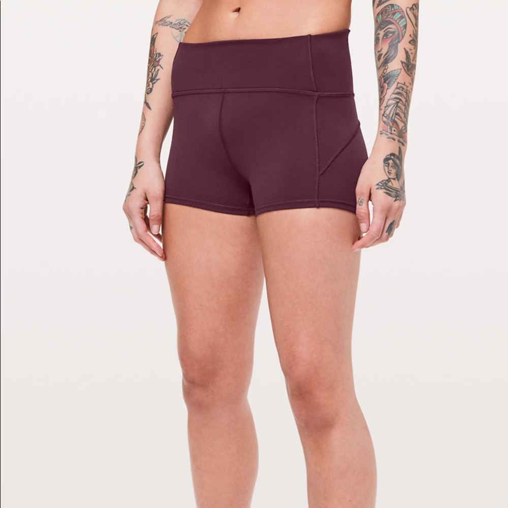 Lululemon short biker shorts